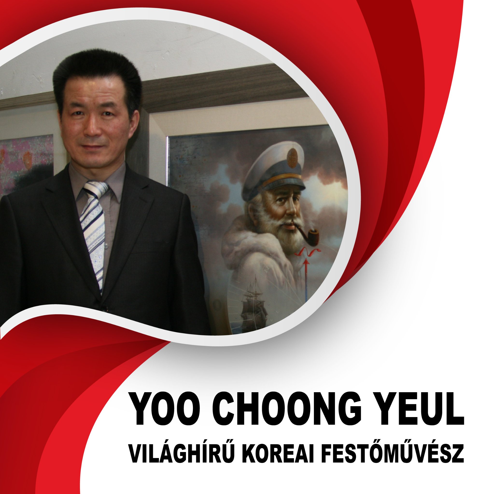 Yoo Choong Yeul koreai világhírű festőművész az eredeti Tengeri Kapitány festője